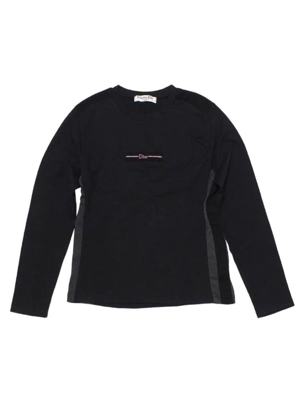 Dior Logo Cotton Long T-Shirt